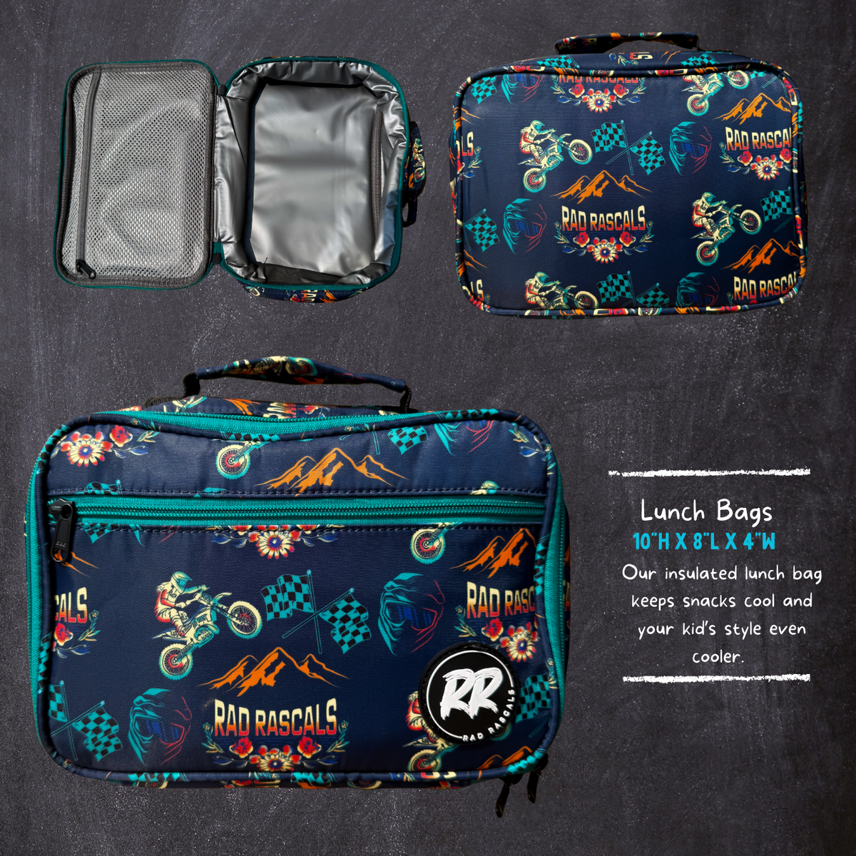Rad Chicks Ride Bikes - Lunch Bag