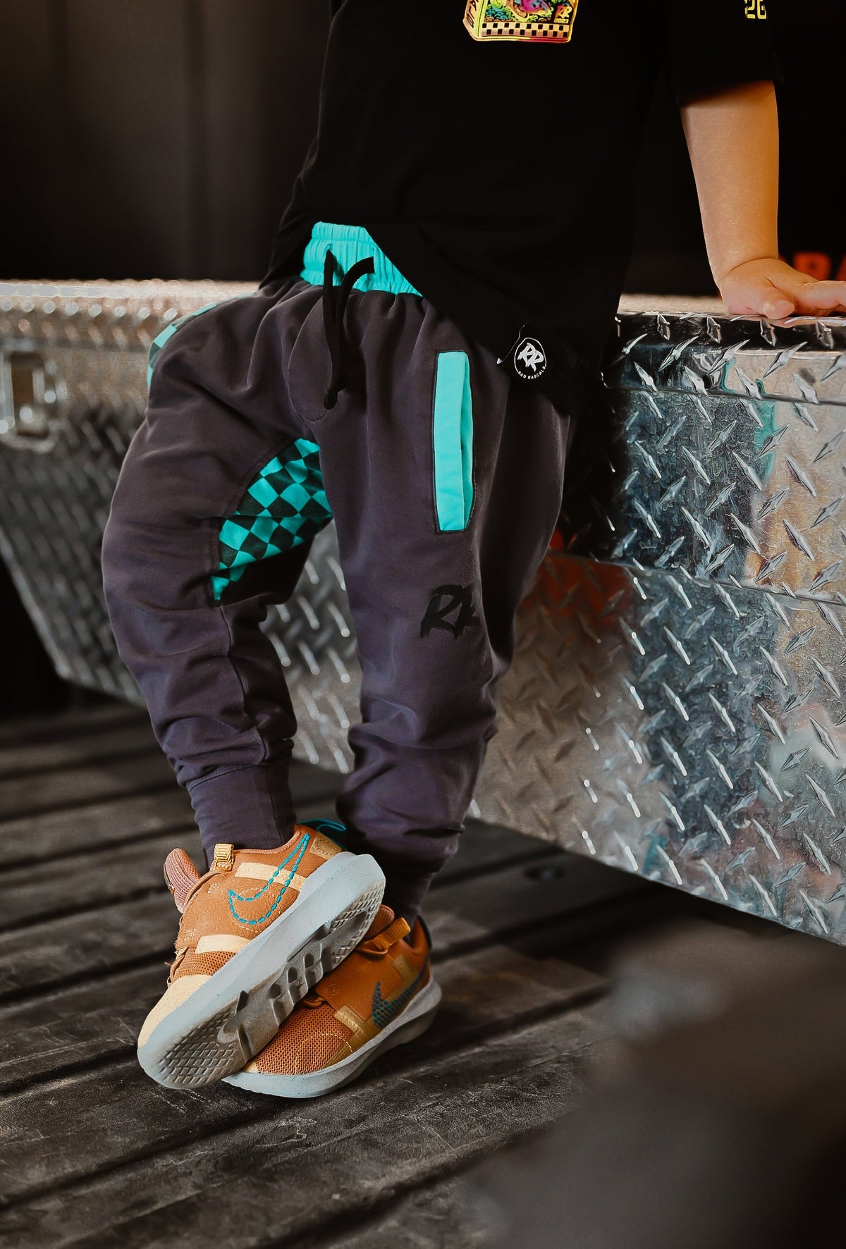 Jersey Jogger - Blue Checkered