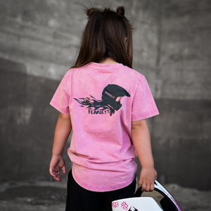 Fearless -Acid Wash T-Shirt